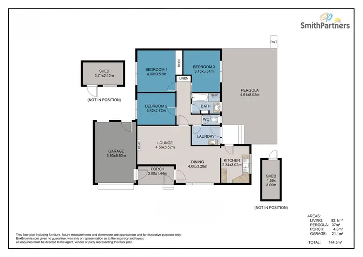 Floorplan of Homely house listing, 93 Northcote Drive, Para Hills West SA 5096