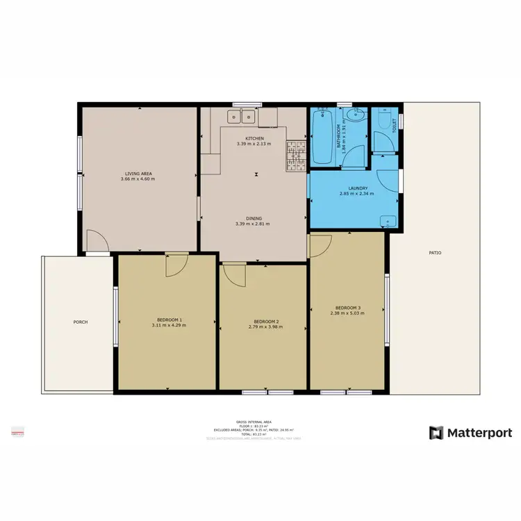 Floorplan of Homely house listing, 26 Rosetta Street, Bassendean WA 6054