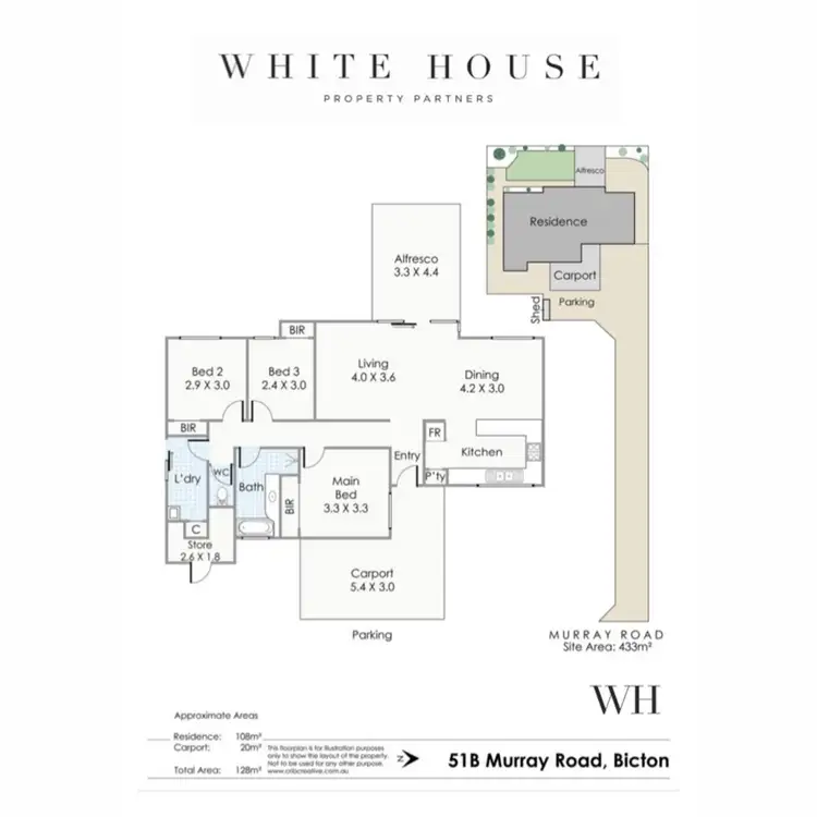 Floorplan of Homely house listing, 51B Murray Road, Bicton WA 6157