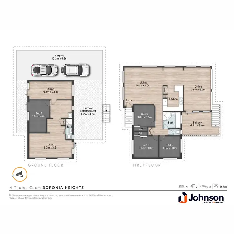 Floorplan of Homely house listing, 4 Thurso Court, Boronia Heights QLD 4124