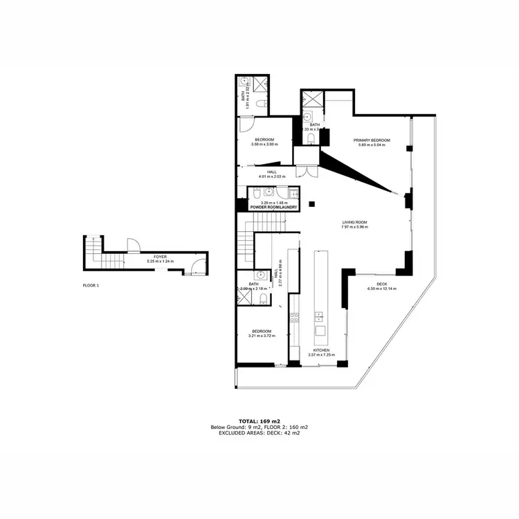 Floorplan of Homely apartment listing, 1/2 Castray Esplanade, Battery Point TAS 7004