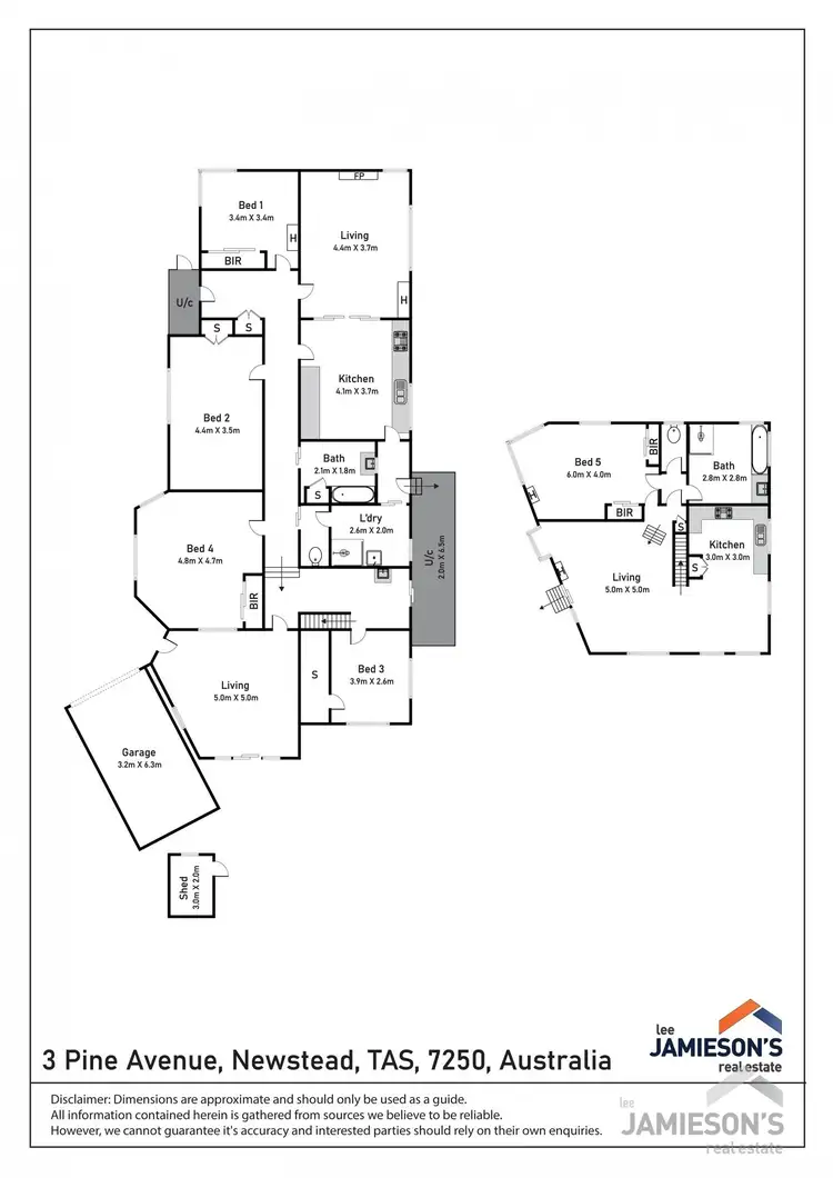 Floorplan of Homely house listing, 3 Pine Avenue, Newstead TAS 7250