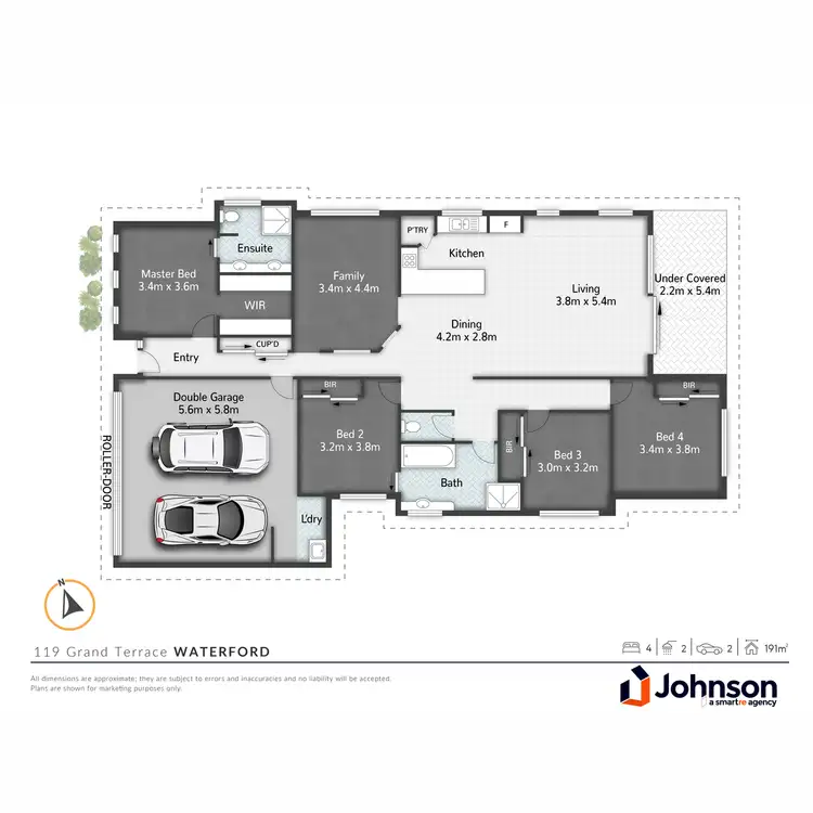 Floorplan of Homely house listing, 119 Grand Terrace, Waterford QLD 4133
