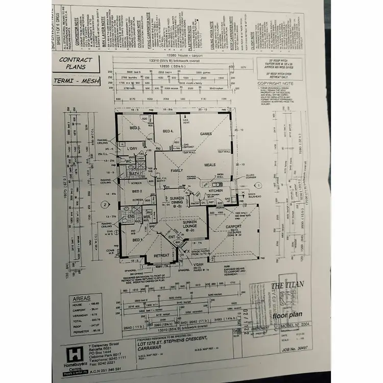 Floorplan of Homely house listing, 78 St Stephens, Tapping WA 6065