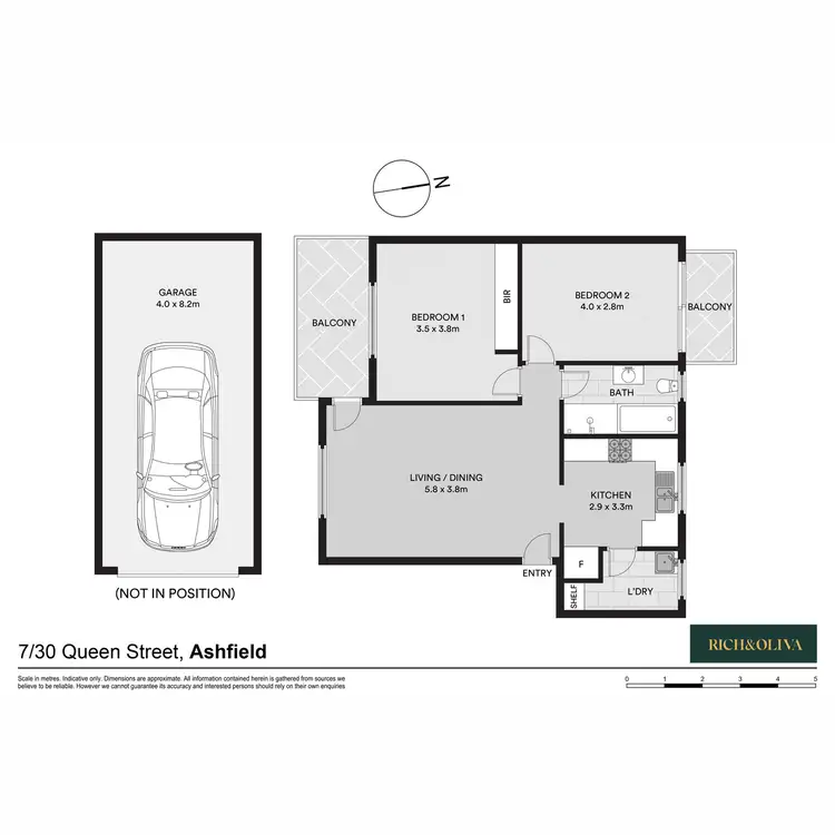 Floorplan of Homely apartment listing, 7/30 Queen Street, Ashfield NSW 2131