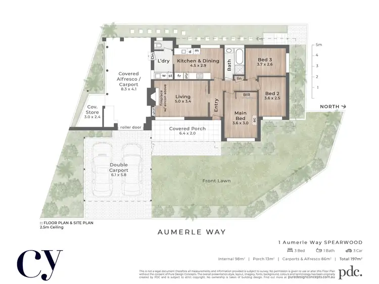 Floorplan of Homely house listing, 1 Aumerle Way, Spearwood WA 6163