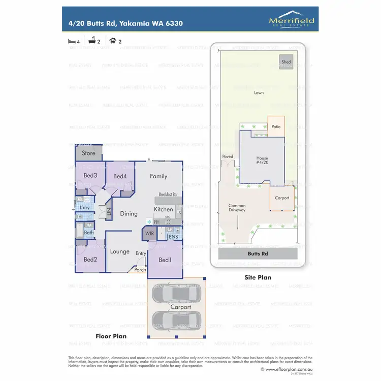 Floorplan of Homely house listing, 4/20 Butts Road, Yakamia WA 6330