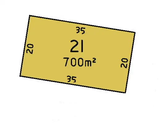 Floorplan of Homely land listing, LOT 21 Slater Street, Sale VIC 3850