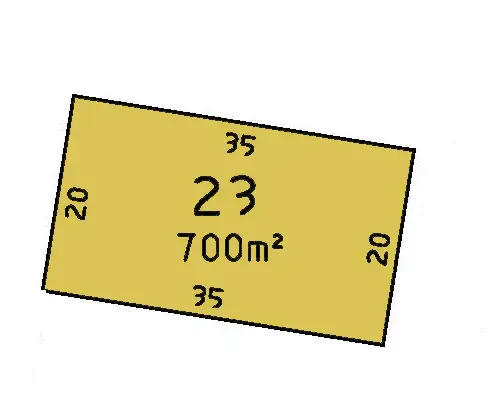 Floorplan of Homely land listing, LOT 23 Slater Street, Sale VIC 3850