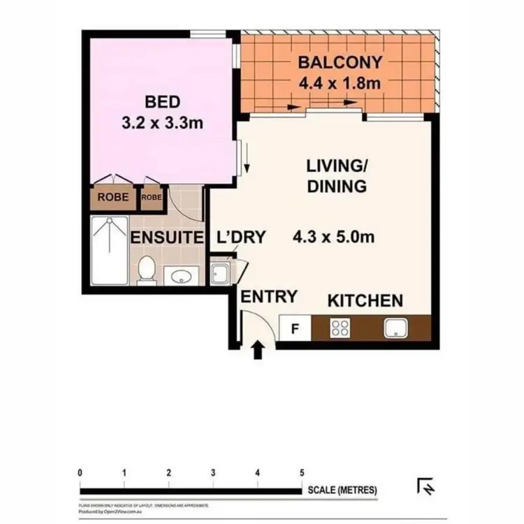 Floorplan of Homely apartment listing, 701/3 Park Lane, Chippendale NSW 2008