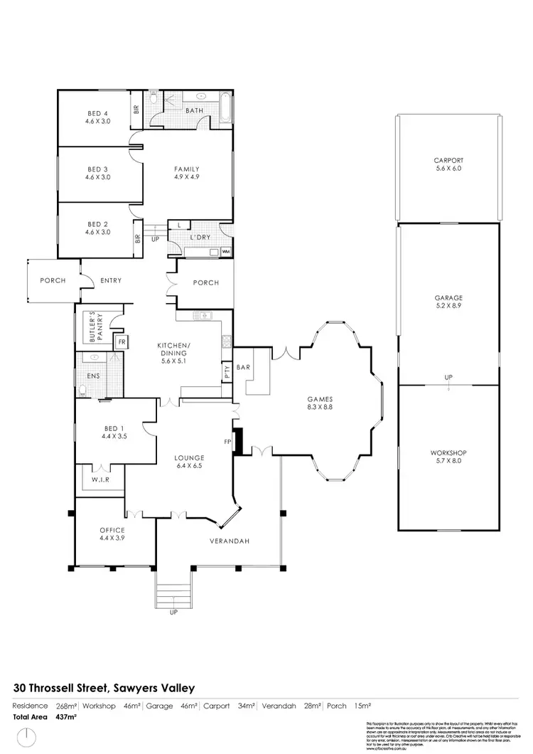 Floorplan of Homely house listing, 30 Throssell Street, Sawyers Valley WA 6074