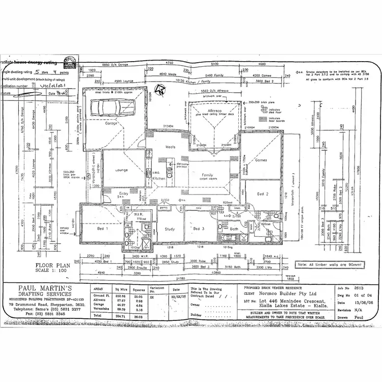 Floorplan of Homely house listing, 9 Menindee Crescent, Kialla VIC 3631