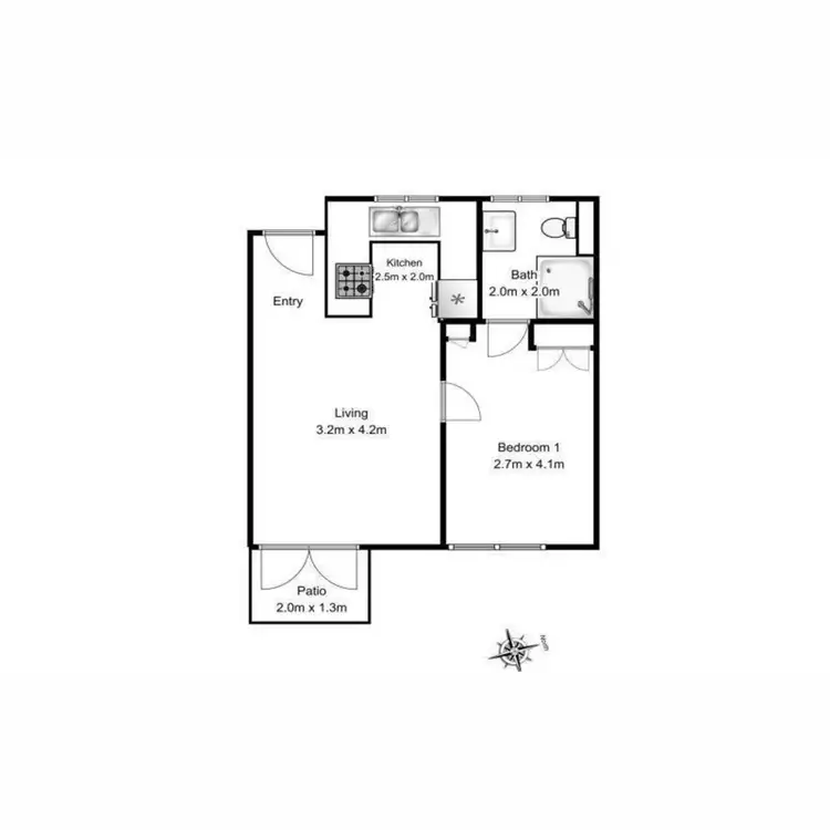 Floorplan of Homely unit listing, 24/134 Hardgrave Road, West End QLD 4101