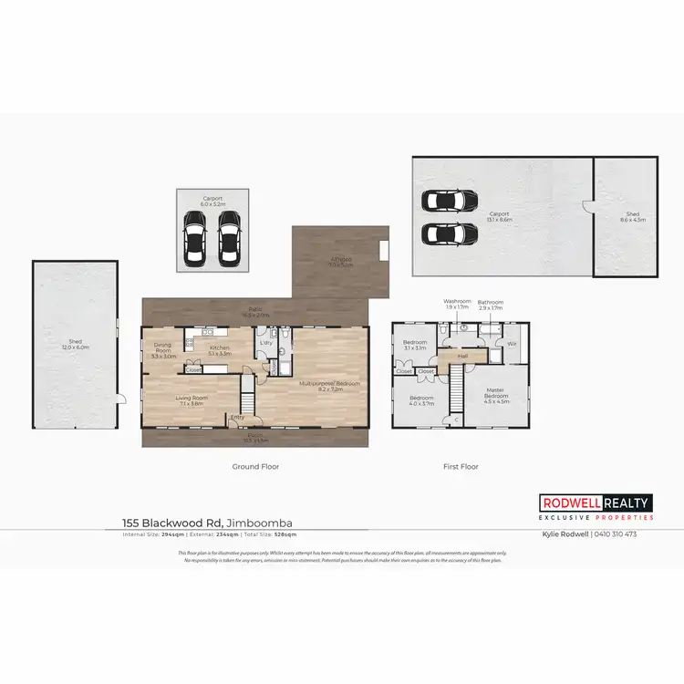 Floorplan of Homely rural property listing, 155-159 Blackwood Road, Jimboomba QLD 4280