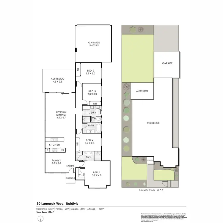 Floorplan of Homely house listing, 30 Lamorak Way, Baldivis WA 6171
