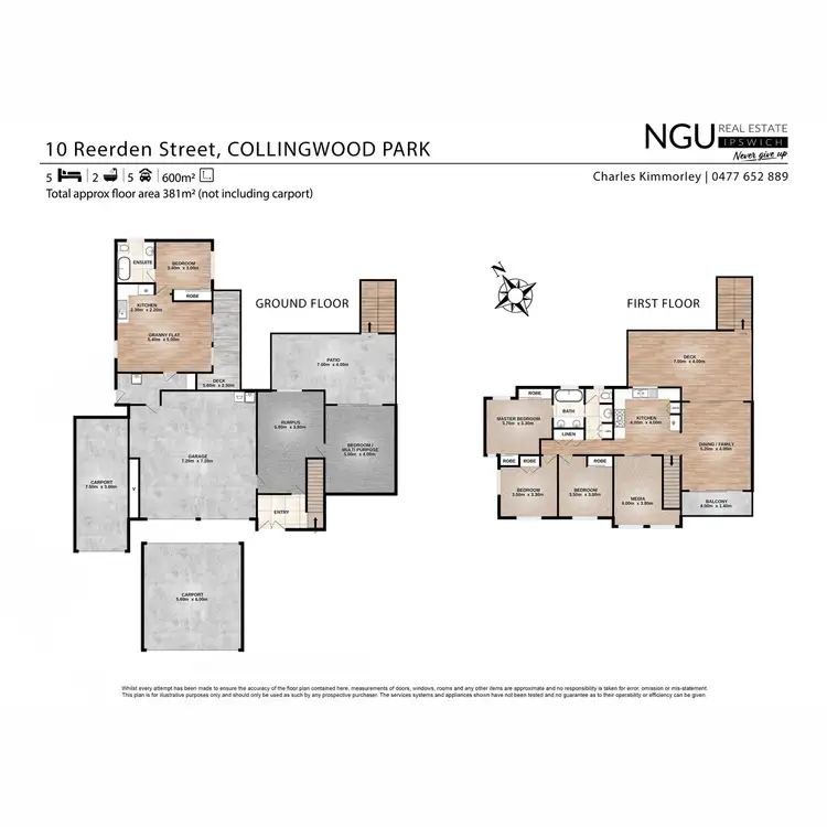 Floorplan of Homely house listing, 10 Reerden Street, Collingwood Park QLD 4301