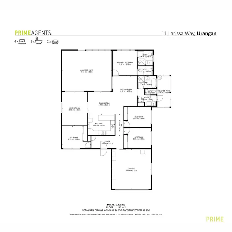 Floorplan of Homely house listing, 11 Larissa Way, Urangan QLD 4655
