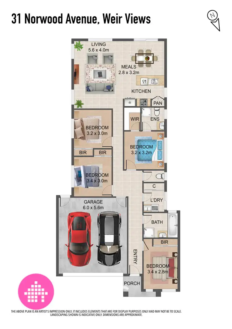 Floorplan of Homely house listing, 31 Norwood Avenue, Weir Views VIC 3338