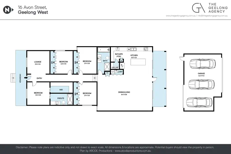 Floorplan of Homely house listing, 16 Avon Street, Geelong West VIC 3218