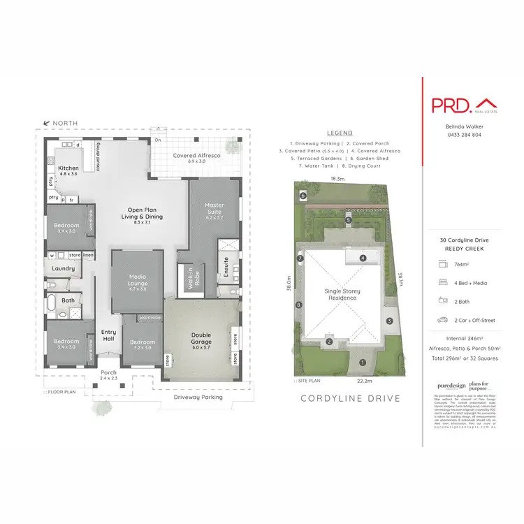 Floorplan of Homely house listing, 30 Cordyline Drive, Reedy Creek QLD 4227