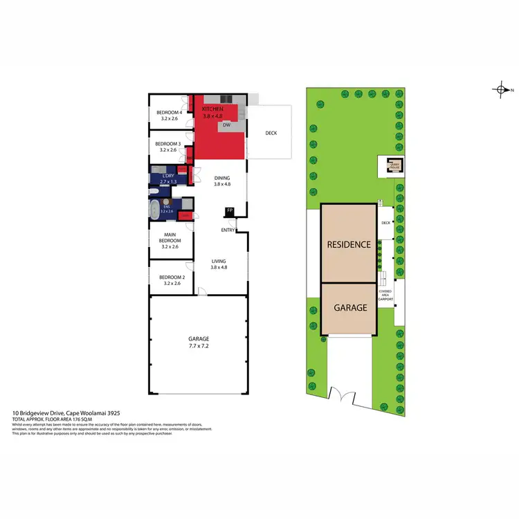 Floorplan of Homely house listing, 10 Bridgeview Drive, Cape Woolamai VIC 3925