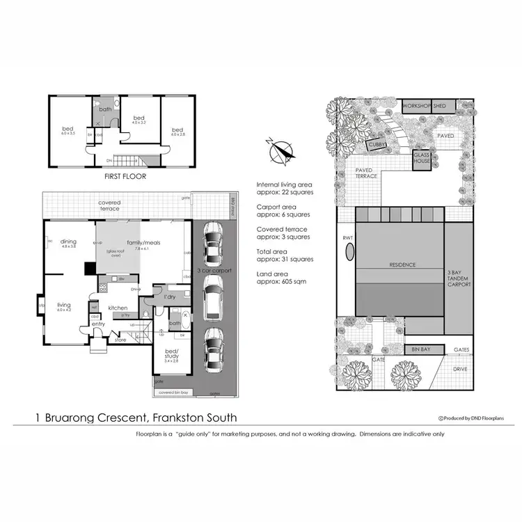 Floorplan of Homely house listing, 1 Bruarong Crescent, Frankston South VIC 3199