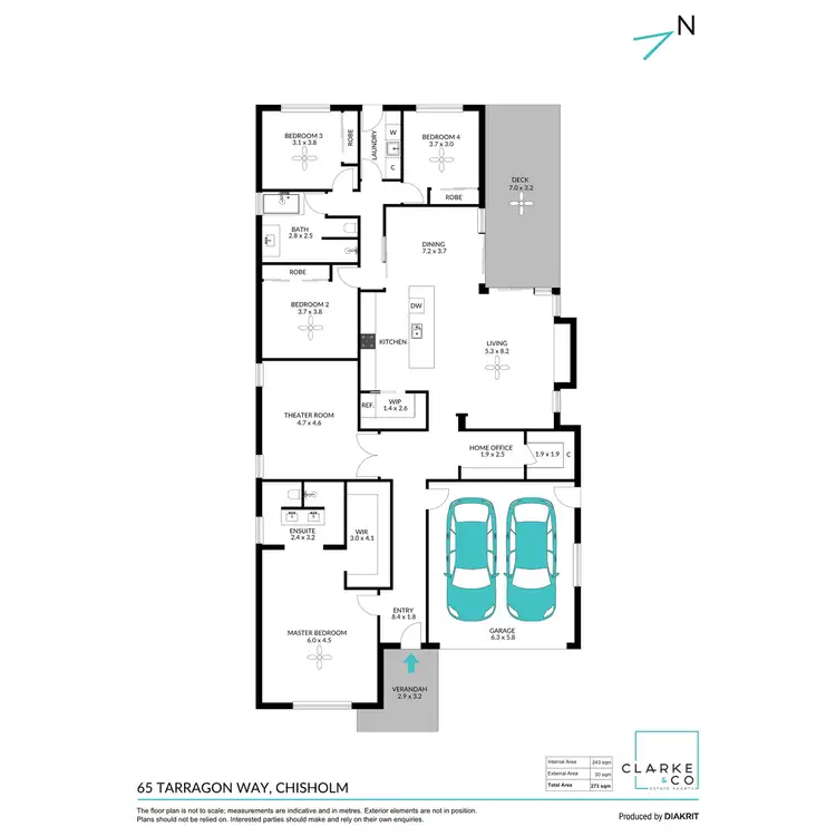 Floorplan of Homely house listing, 65 Tarragon Way, Chisholm NSW 2322