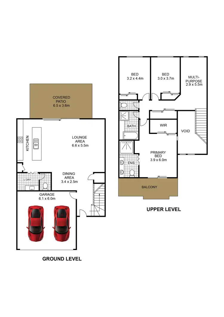 Floorplan of Homely townhouse listing, 22 Augusta Crescent, Mount Ommaney QLD 4074