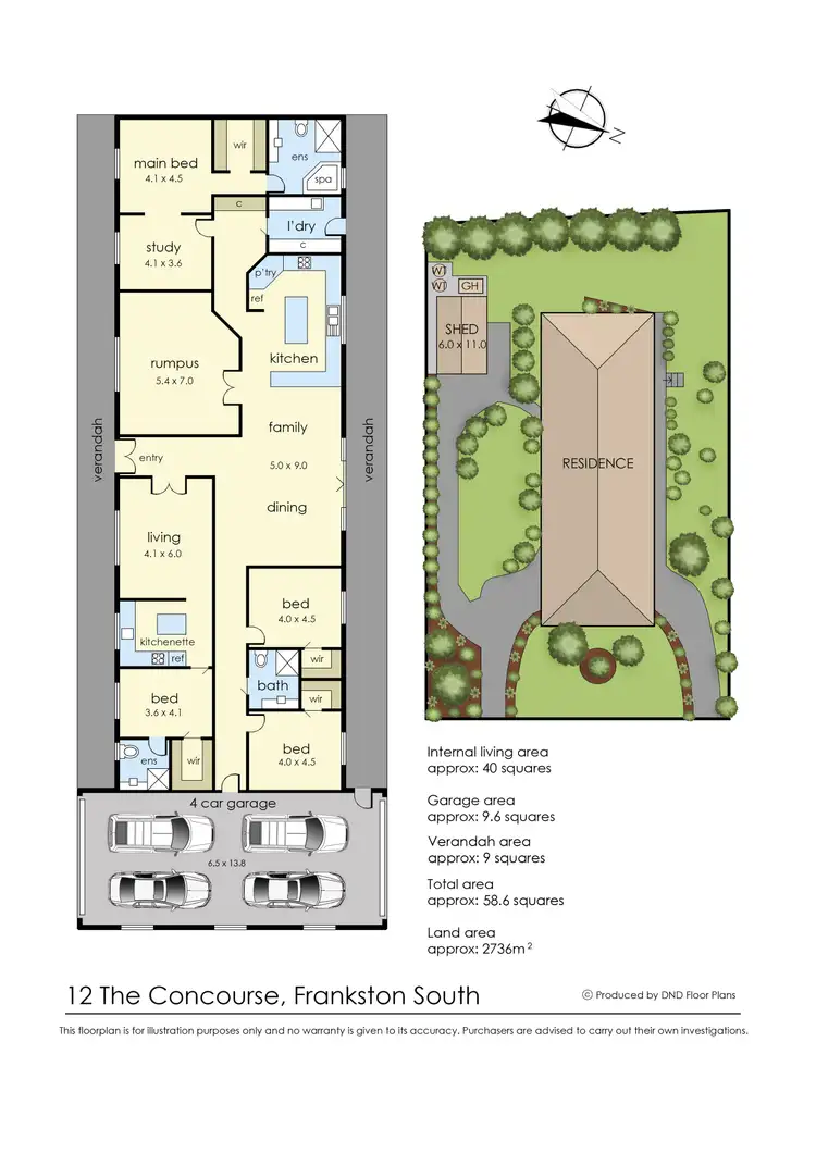 Floorplan of Homely house listing, 12 The Concourse, Frankston South VIC 3199