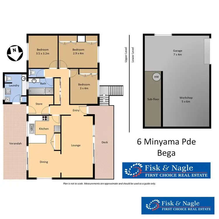Floorplan of Homely house listing, 6 Minyama Parade, Bega NSW 2550