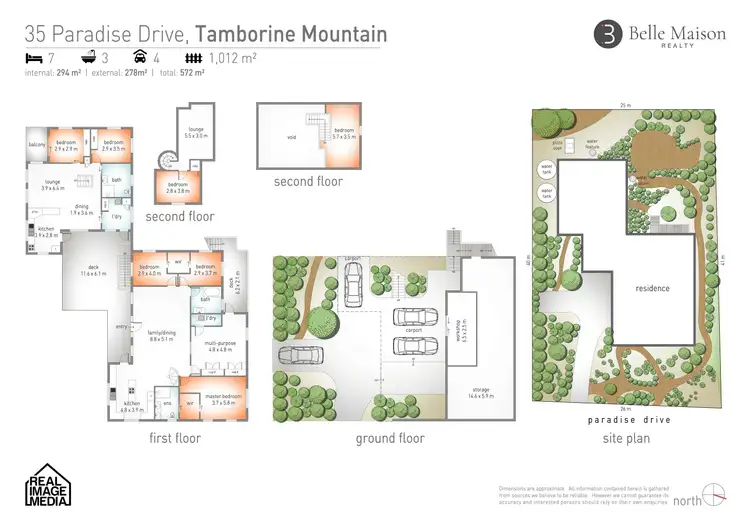 Floorplan of Homely house listing, 35 Paradise Drive, Tamborine Mountain QLD 4272