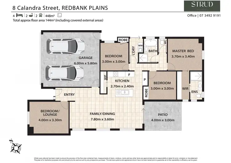 Floorplan of Homely house listing, 8 Calandra Street, Redbank Plains QLD 4301