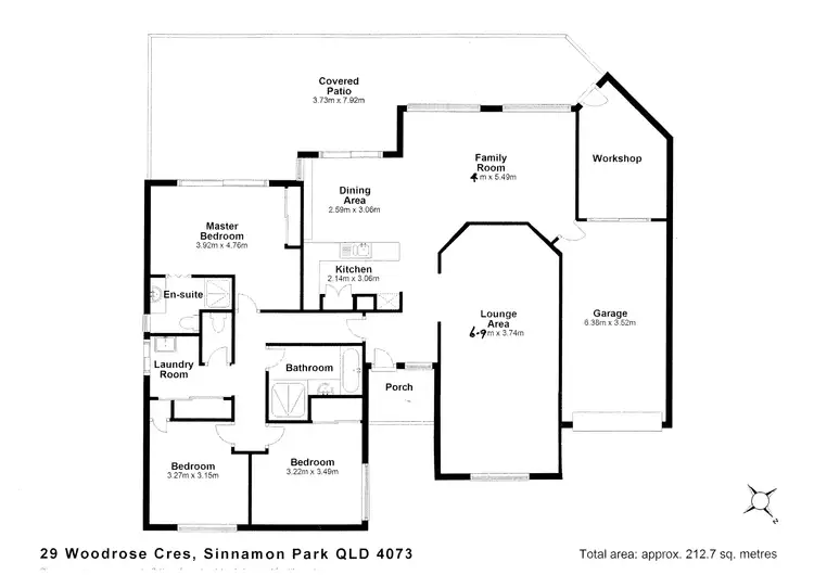 Floorplan of Homely house listing, 29 Woodrose Crescent, Sinnamon Park QLD 4073