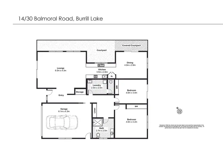 Floorplan of Homely house listing, 14/30 Balmoral Road, Burrill Lake NSW 2539