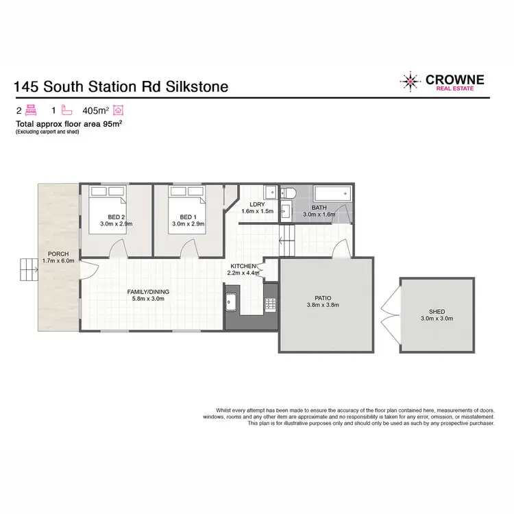 Floorplan of Homely house listing, 145 South Station Road, Silkstone QLD 4304