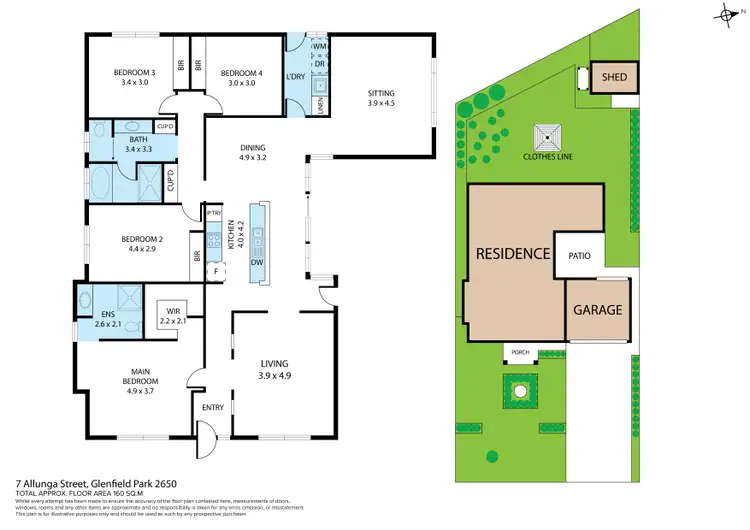 Floorplan of Homely house listing, 7 Allunga Street, Glenfield Park NSW 2650
