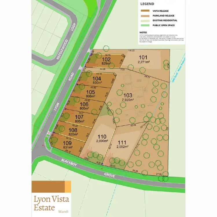 Floorplan of Homely land listing, 102 of 607 Lyon Road, Wandi WA 6167
