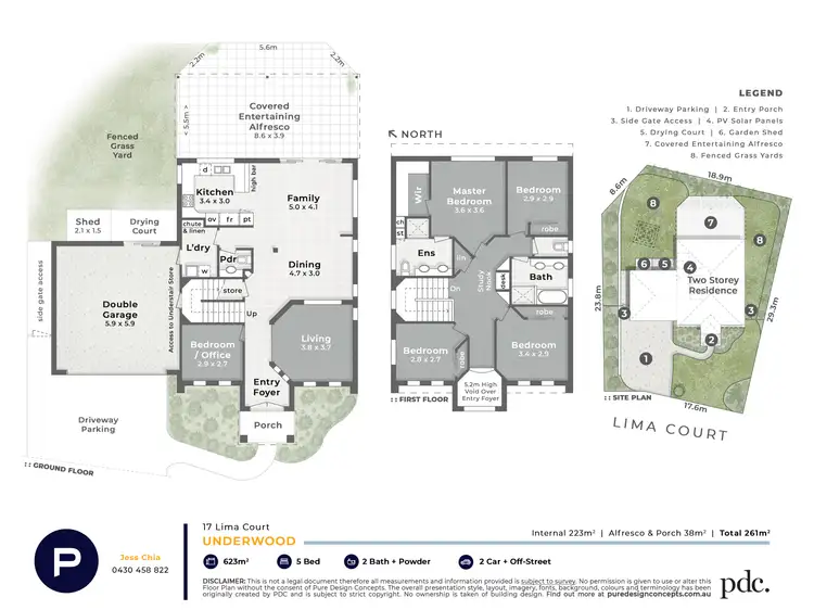 Floorplan of Homely house listing, 17 Lima Court, Underwood QLD 4119