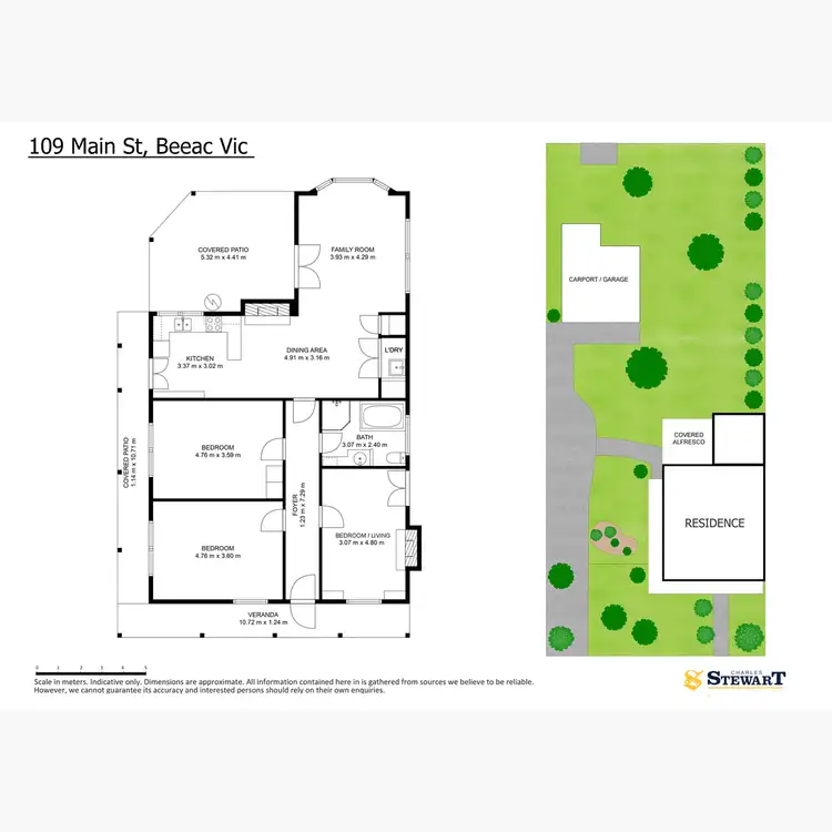 Floorplan of Homely house listing, 109 Main Street, Beeac VIC 3251