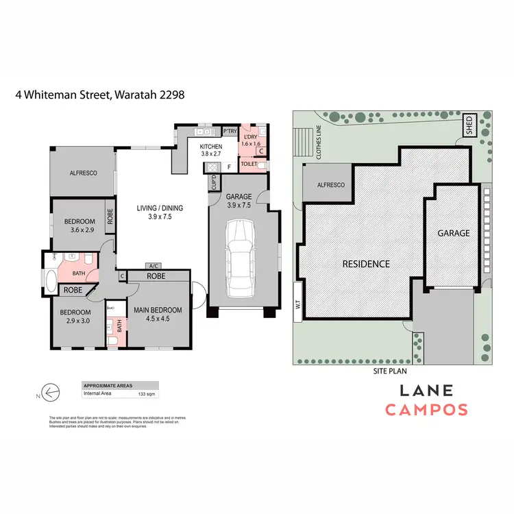 Floorplan of Homely house listing, 4 Whiteman Street, Waratah NSW 2298