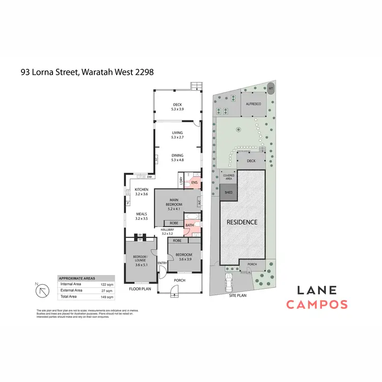 Floorplan of Homely house listing, 93 Lorna Street, Waratah West NSW 2298