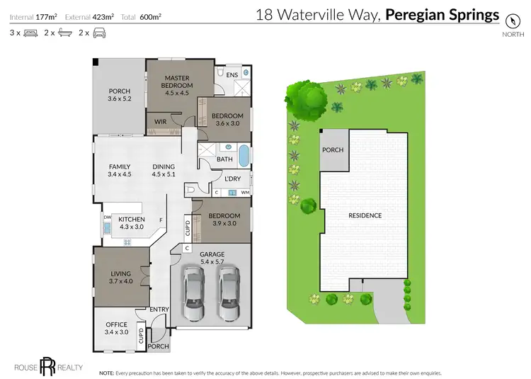 Floorplan of Homely house listing, 18 Waterville Way, Peregian Springs QLD 4573