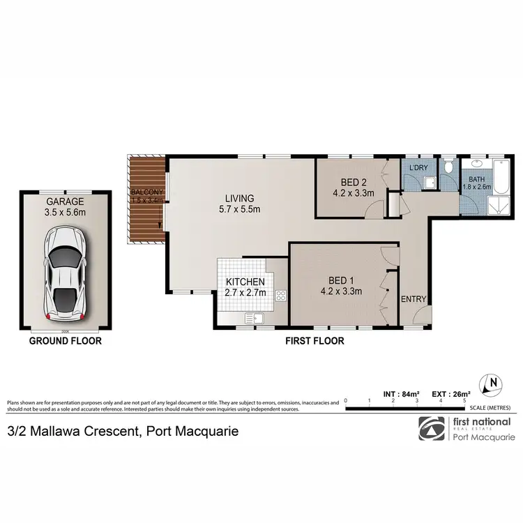 Floorplan of Homely unit listing, 3/2 Mallawa Crescent, Port Macquarie NSW 2444