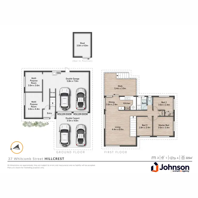 Floorplan of Homely house listing, 37 Whitcomb Street, Hillcrest QLD 4118