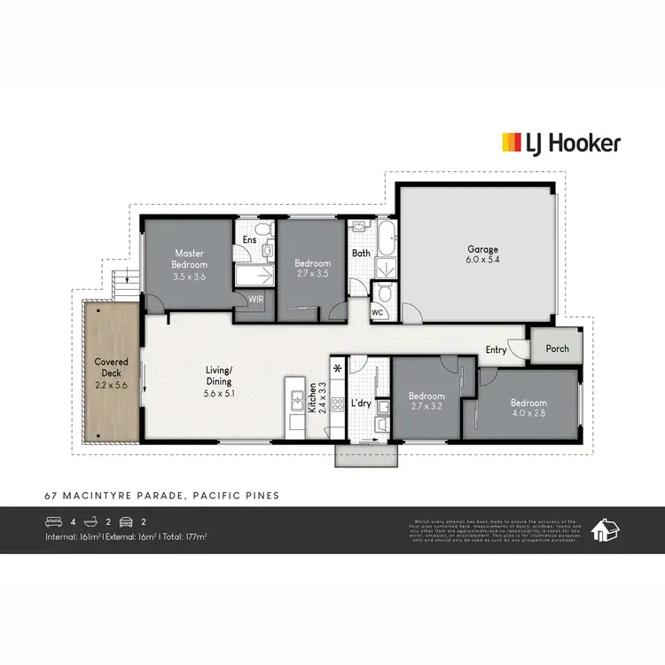 Floorplan of Homely house listing, 67 Macintyre Parade, Pacific Pines QLD 4211