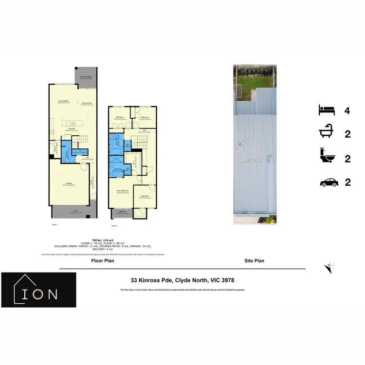 Floorplan of Homely house listing, 33 Kinross Parade, Clyde North VIC 3978