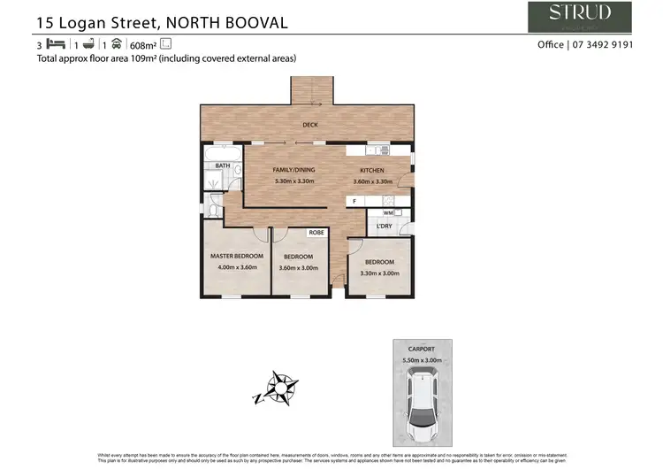 Floorplan of Homely house listing, 15 Logan Street, North Booval QLD 4304