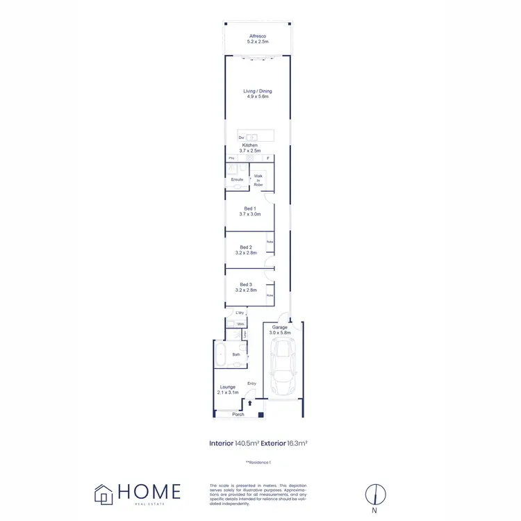 Floorplan of Homely house listing, 16A Britton Avenue, Tranmere SA 5073