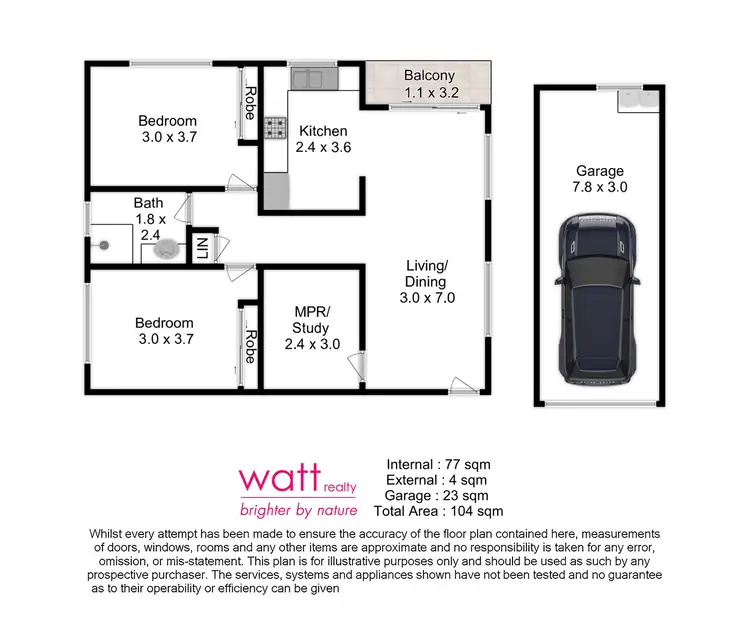 Floorplan of Homely apartment listing, 2/120 Miller Street, Chermside QLD 4032