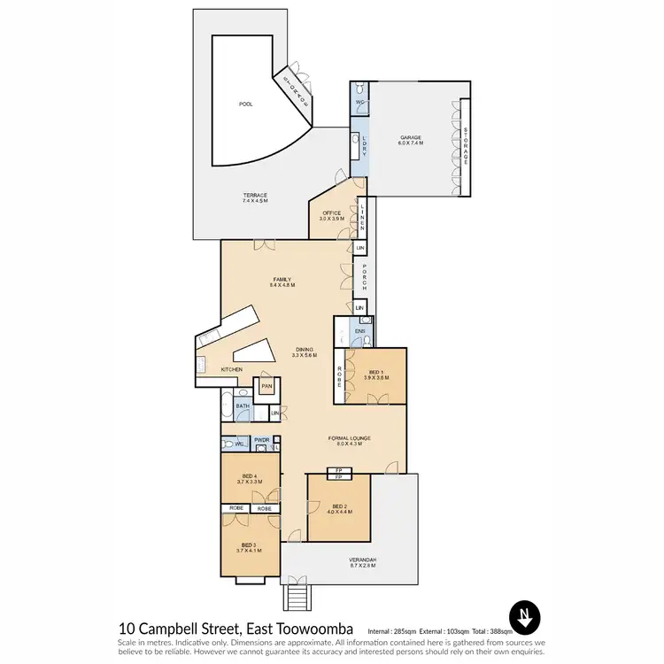 Floorplan of Homely house listing, 10 Campbell Street, East Toowoomba QLD 4350